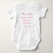 Body Cute Baby Birth Personalized Details (Dos)