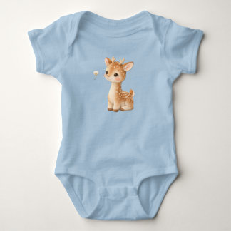 Body Cute Baby Deer Bodysuit – Kawaii Woodland Animal 