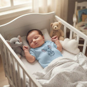 Body Cute Baby Elephant Personalized Name Baby Bodysuit