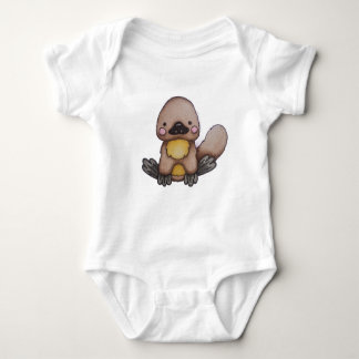 Body Cute baby platypus on baby romper or playsuit