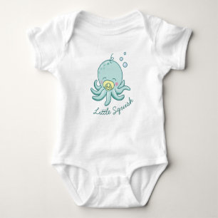 Body Cute Baby shower Octopus Kawaii Blanc