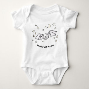 Body Cute Bat Pink Bow "Wingin' it with maman" Éffrayan