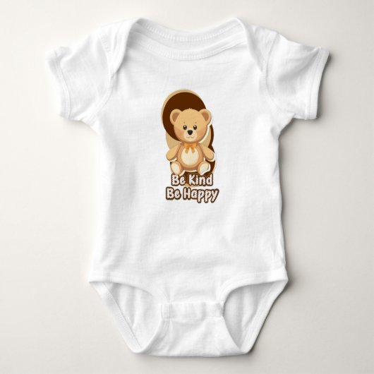 Body Cute Bear Baby Bodysuit (Devant)