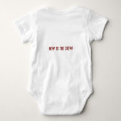 Body Cute Bear thème Baby shower garçon (Dos)