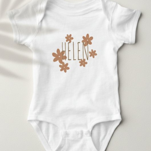 Body Cute bodysuit custom daisies for kids 