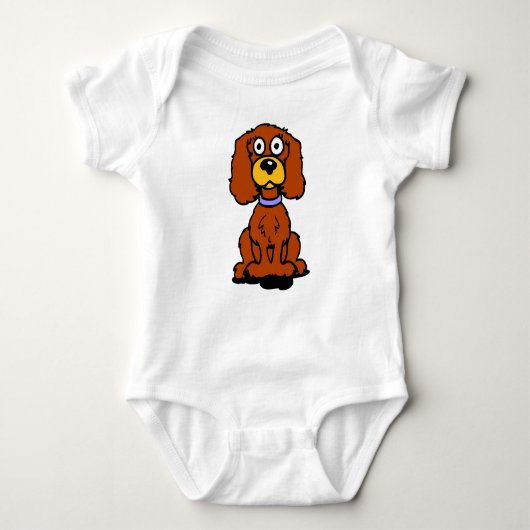 Body Cute Brown Dog T-Shirt (Devant)