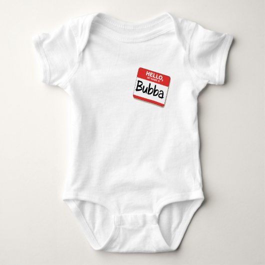 Body Cute Bubba Design - Humour du Sud (Devant)
