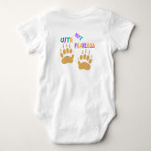 Body Cute But Fearless Honey Badger Baby bodysuits (Dos)