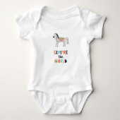 Body Cute Cheval Scandinave Explorez le monde (Devant)