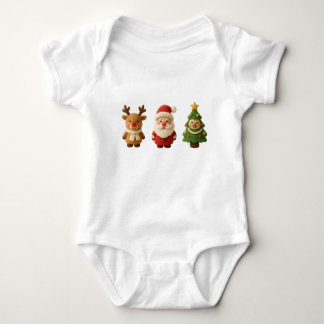 Body Cute Christmas Characters Baby Bodysuit – Reindeer