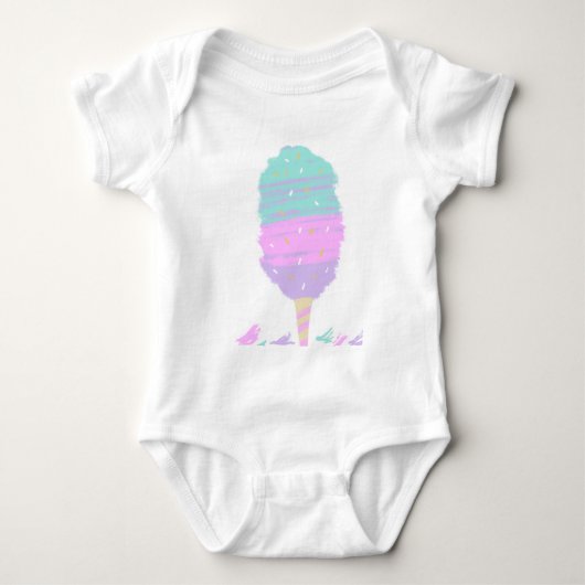 Body Cute Cotton Candy Pastel Main Dessinée (Devant)