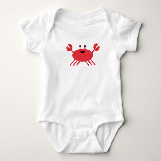 Body Cute Crabe Nautique Ancre de l'océan Romper (Devant)