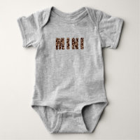 Cute Empreinte de léopard moderne Motif MINI Baby