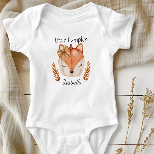 Body Cute Fox Pumpkin Baby Bodysuit