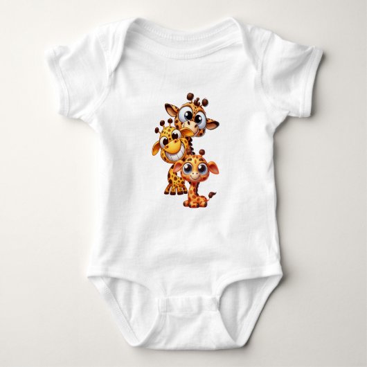 Body Cute Funny Giraffe (Devant)