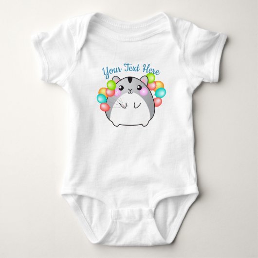 Body Cute Grey Kawaii Hamster (Devant)