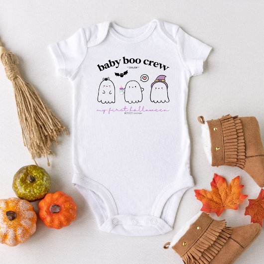 Body Cute Halloween Ghosts First Halloween Boo Custom