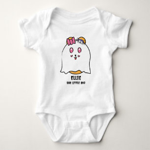 Body Cute Halloween Little Boo Girl Ghost Nom personnal