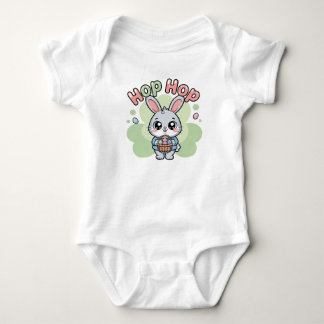 Body Cute Kawaii Hop Hop Bunny Illustration
