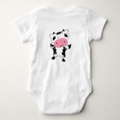 Body Cute Kawaii Vache dansante (Dos)