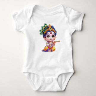 Body Cute Little Krishna Baby Art Outfit – Hindu God