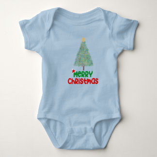Body Cute Merry Christmas Tree Baby Bodysuit