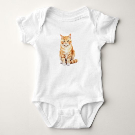 Body Cute Orange Chat Kitten (Devant)