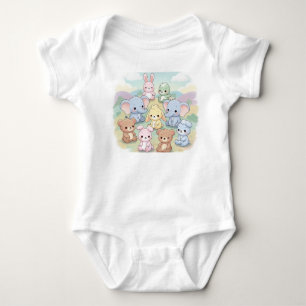 Body Cute Pastel Nursery Collection d'animaux