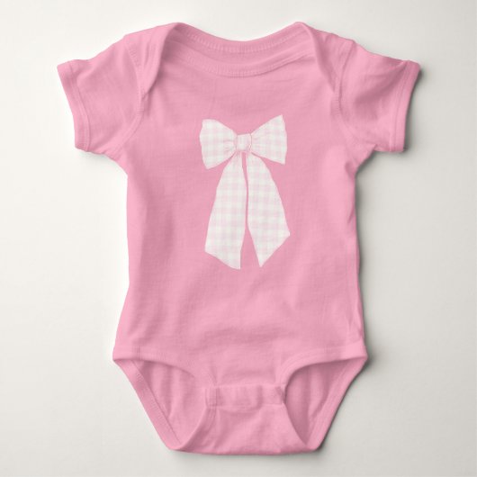 Body Cute Pastel Ruban Bow rose (Devant)