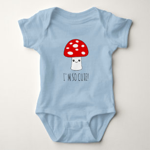 Body Cute petit dessin de champignon Kawaii