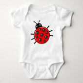 Body 🐞 🐞 Cute pickleball ladybird Baby Bodysuit (Devant)