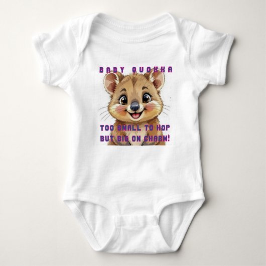 Body Cute Quokka Baby Bodysuit (Devant)