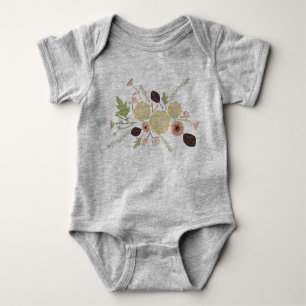 Body Cute rose Brown Floral