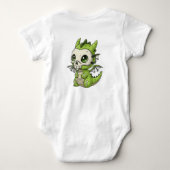 Body Cute Skeleton Dragon My First Halloween Baby (Dos)