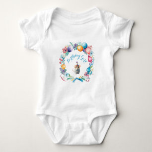 Body Cute souris portant un Casquette de fête