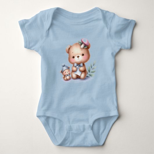 Body Cute Teddy Ours Animal Cartoon Whimsical Art (Devant)