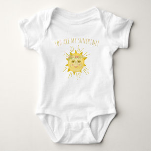 Body Cute Yellow You Are My Sunshine Baby shower Cadeau