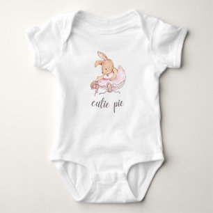 Body Cutie Pie Ballerina Bunny Baby Girl's Bodysuit
