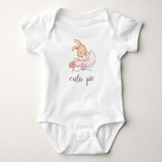 Body Cutie Pie Ballerina Bunny Baby Girl's Bodysuit