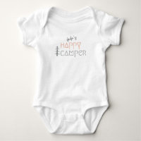 dada est heureux camper. Costumes pour bébés et pi