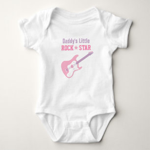Body Daddy Little Rock Star Guitar Rose Pour Les Petite