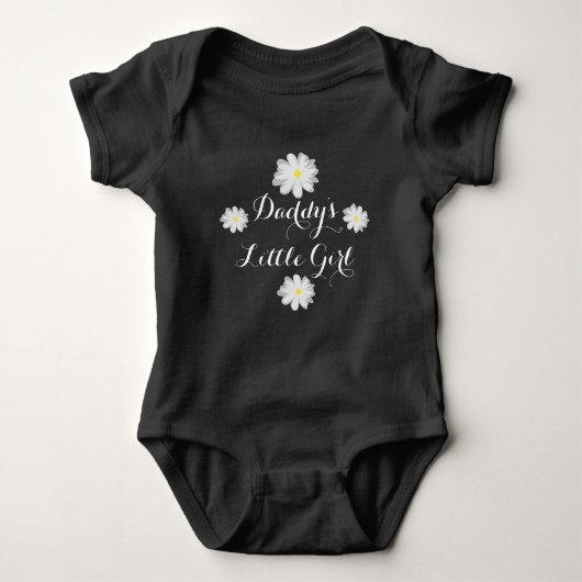 Body Daddy petite fille fleur un morceau bébé bodysuit (Devant)