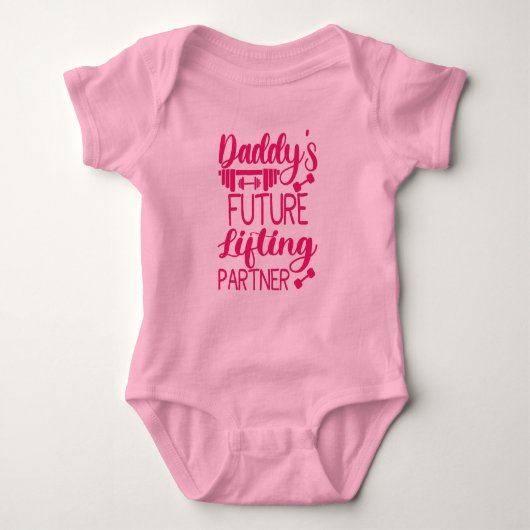 Body Daddy's Gym Baby Grow Drôle Entraînement Cadeaux (Devant)