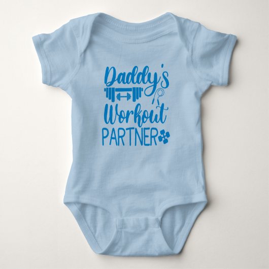 Body Daddy's Gym Baby Grow Drôle Entraînement Cadeaux (Devant)