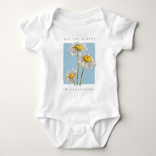 Body Daisy Flowers Beauté Slogan (Devant)