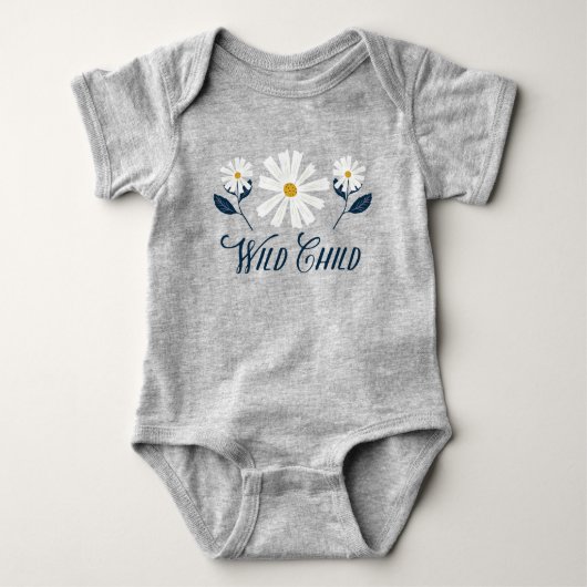 Body Daisy Wild Child Baby Bodysuit (Devant)