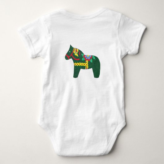 Body Dala Horse Baby Romper (Dos)