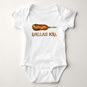 Body Dallas Kid TX Texas Corndog Corn Dog Mustard