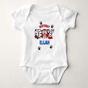 Body Dalmatien enfant de 1 à 3 ans anniversaire
