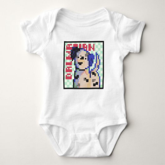 Body Dalmatien, Pixel Art, Pixelart  (Devant)